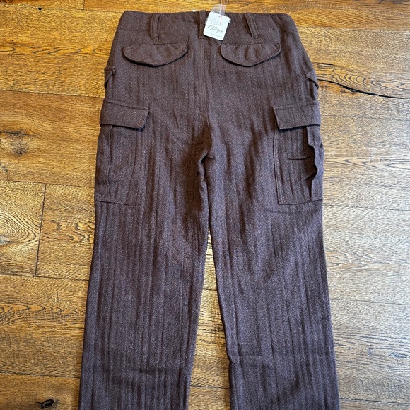 We The Free (Free People) Cargo Pants Size 0 (Blue and Brown), 2 pairs - - Picture 9 of 11